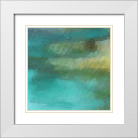 WATERCOLOR DREAM IV White Modern Wood Framed Art Print with Double Matting by Greene, Taylor