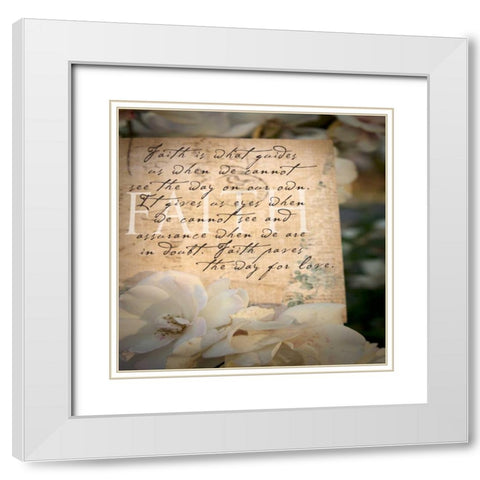 Postcard 1 White Modern Wood Framed Art Print with Double Matting by Greene, Taylor