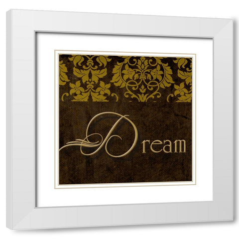 OSCAR GOLD A2 White Modern Wood Framed Art Print with Double Matting by Greene, Taylor