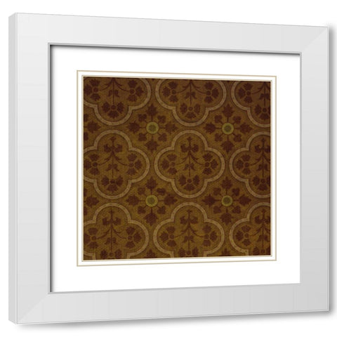 OSCAR GOLD A3 White Modern Wood Framed Art Print with Double Matting by Greene, Taylor