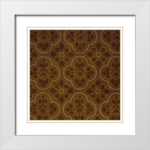 OSCAR GOLD A3 White Modern Wood Framed Art Print with Double Matting by Greene, Taylor