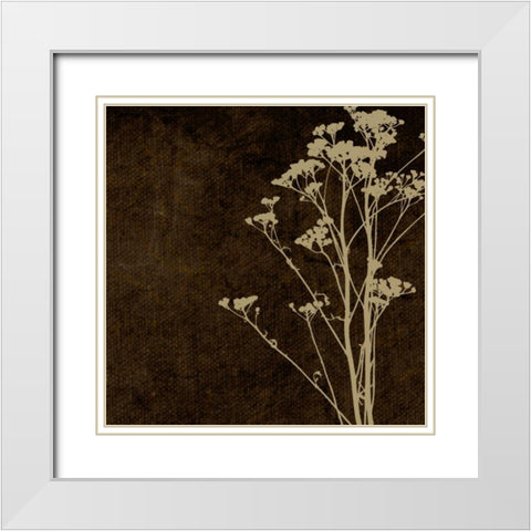 OSCAR GOLD B2 White Modern Wood Framed Art Print with Double Matting by Greene, Taylor