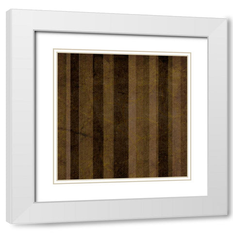 OSCAR GOLD B3 White Modern Wood Framed Art Print with Double Matting by Greene, Taylor