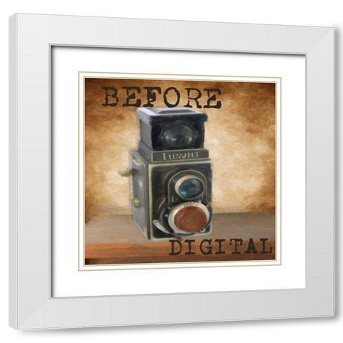 BEFORE DIGITAL White Modern Wood Framed Art Print with Double Matting by Greene, Taylor