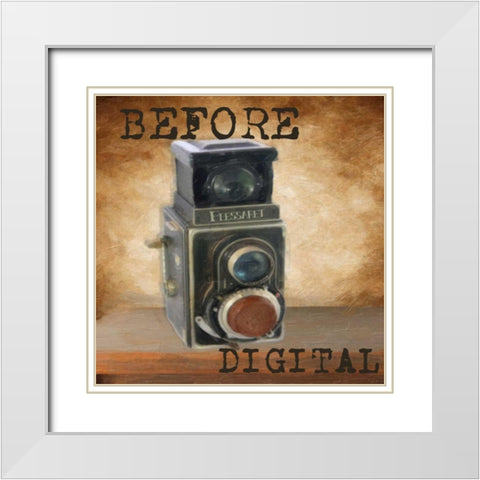 BEFORE DIGITAL White Modern Wood Framed Art Print with Double Matting by Greene, Taylor