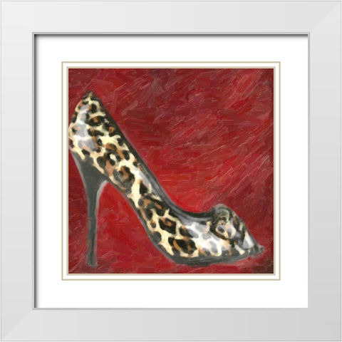 Fashion Patch S3 White Modern Wood Framed Art Print with Double Matting by Greene, Taylor