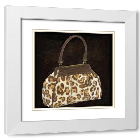 Fashion Patch S7 White Modern Wood Framed Art Print with Double Matting by Greene, Taylor