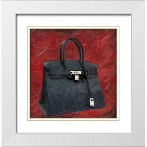 Fashion Bag White Modern Wood Framed Art Print with Double Matting by Greene, Taylor
