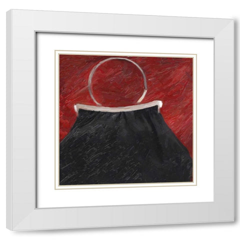 Fashion Patch S9 White Modern Wood Framed Art Print with Double Matting by Greene, Taylor
