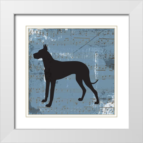 TOP DOG A2 White Modern Wood Framed Art Print with Double Matting by Greene, Taylor