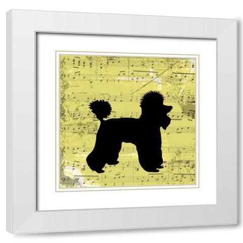 Good Boy 2 White Modern Wood Framed Art Print with Double Matting by Greene, Taylor
