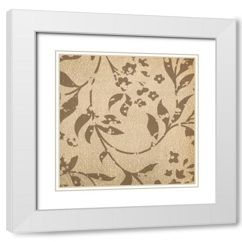 ELEMENT A2 White Modern Wood Framed Art Print with Double Matting by Greene, Taylor