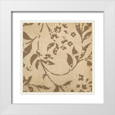 ELEMENT A2 White Modern Wood Framed Art Print with Double Matting by Greene, Taylor