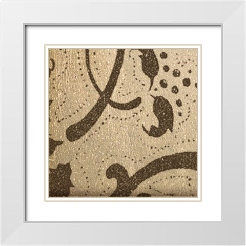ELEMENT White Modern Wood Framed Art Print with Double Matting by Greene, Taylor