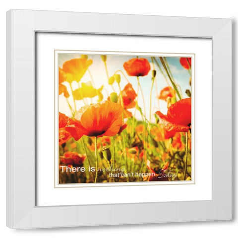 THERE IS NOTHING White Modern Wood Framed Art Print with Double Matting by Greene, Taylor