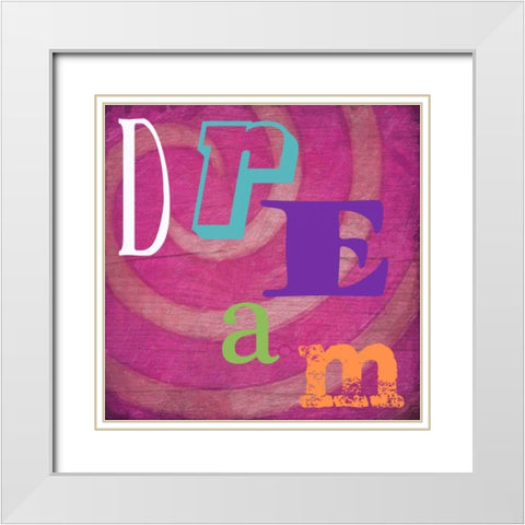 Dream A1 White Modern Wood Framed Art Print with Double Matting by Greene, Taylor