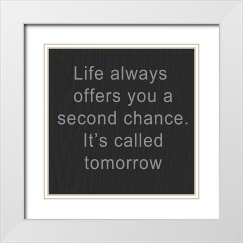 Second Chance White Modern Wood Framed Art Print with Double Matting by Greene, Taylor
