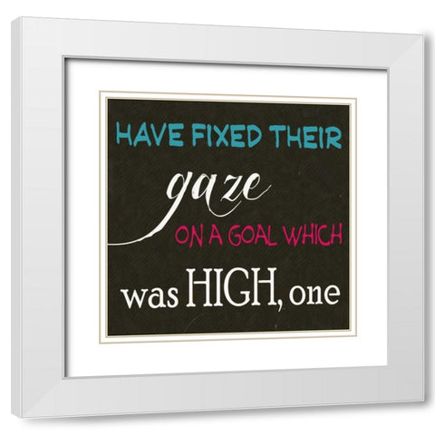 ALL WHO HAVE B White Modern Wood Framed Art Print with Double Matting by Greene, Taylor