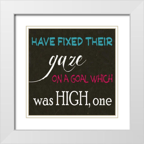 ALL WHO HAVE B White Modern Wood Framed Art Print with Double Matting by Greene, Taylor