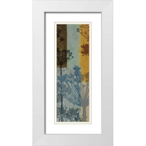 SUMMER BREEZE B White Modern Wood Framed Art Print with Double Matting by Greene, Taylor