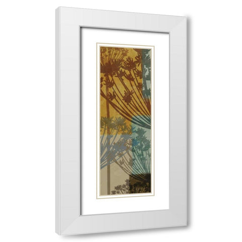 SUMMER BREEZE C White Modern Wood Framed Art Print with Double Matting by Greene, Taylor