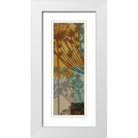SUMMER BREEZE C White Modern Wood Framed Art Print with Double Matting by Greene, Taylor