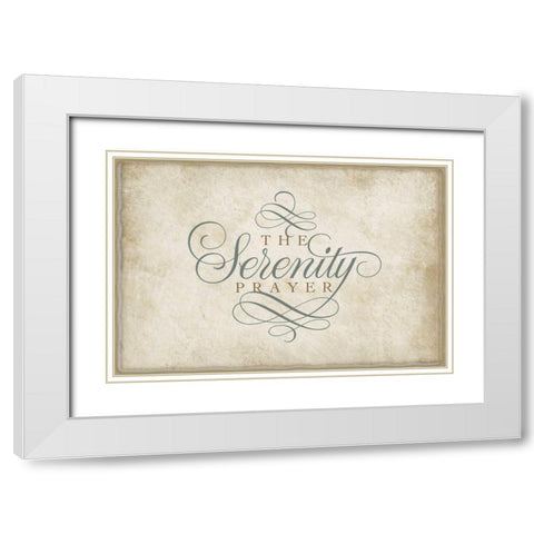 The Prayer White Modern Wood Framed Art Print with Double Matting by Pazan, Tony