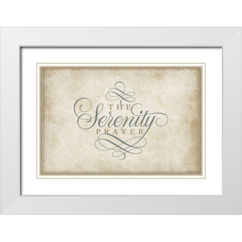The Prayer White Modern Wood Framed Art Print with Double Matting by Pazan, Tony