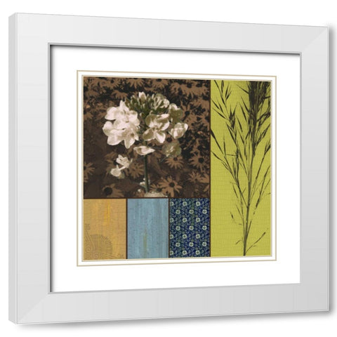 Morning Dew White Modern Wood Framed Art Print with Double Matting by Pazan, Tony
