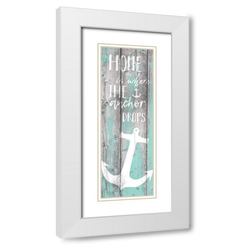 Coastal 3 White Modern Wood Framed Art Print with Double Matting by Brown, Victoria