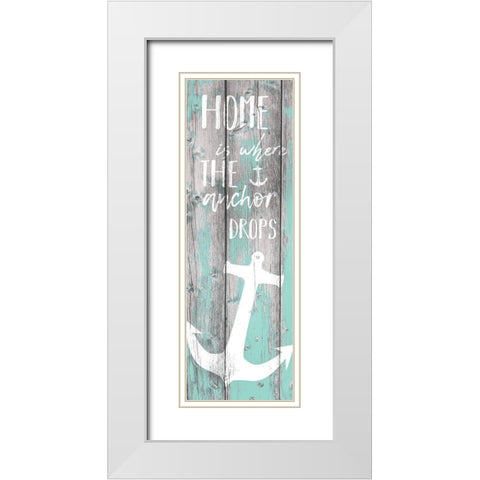 Coastal 3 White Modern Wood Framed Art Print with Double Matting by Brown, Victoria