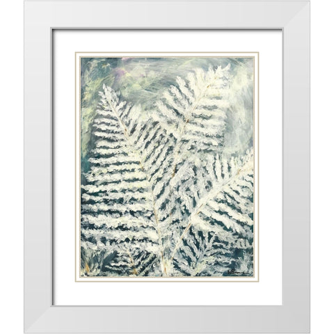 Verduous Flora 3 White Modern Wood Framed Art Print with Double Matting by Brown, Victoria