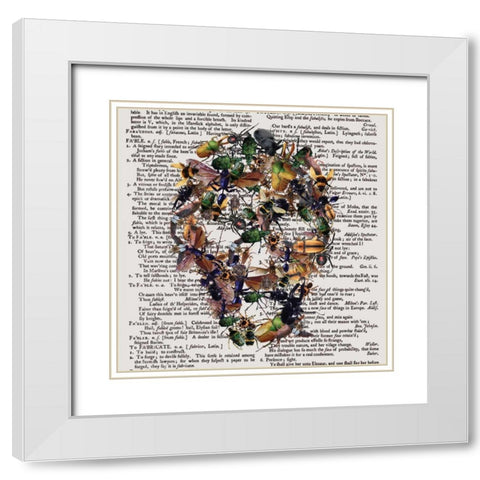 Skull 2.3.2 White Modern Wood Framed Art Print with Double Matting by Brown, Victoria