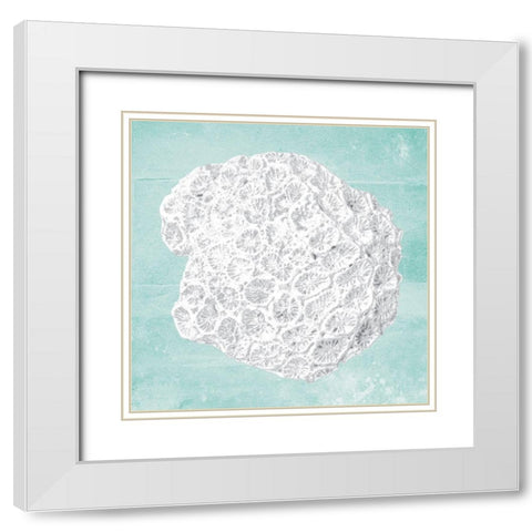 Sand Sea 2 White Modern Wood Framed Art Print with Double Matting by Brown, Victoria