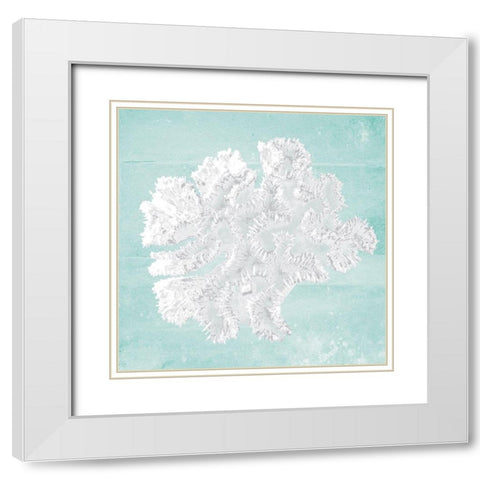 Sand Sea 3 White Modern Wood Framed Art Print with Double Matting by Brown, Victoria