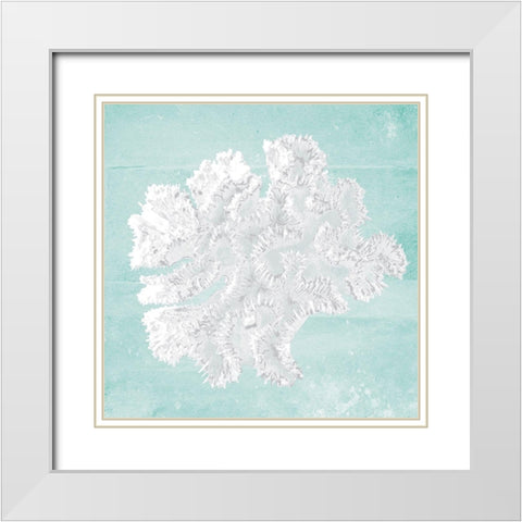 Sand Sea 3 White Modern Wood Framed Art Print with Double Matting by Brown, Victoria