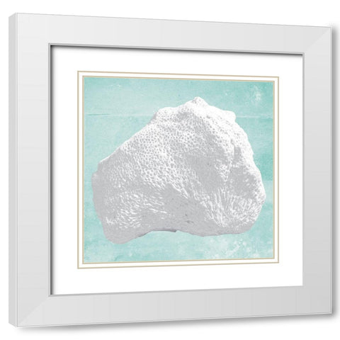 Sand Sea 4 White Modern Wood Framed Art Print with Double Matting by Brown, Victoria