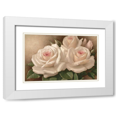 Everlasting White Modern Wood Framed Art Print with Double Matting by Levashov, Igor
