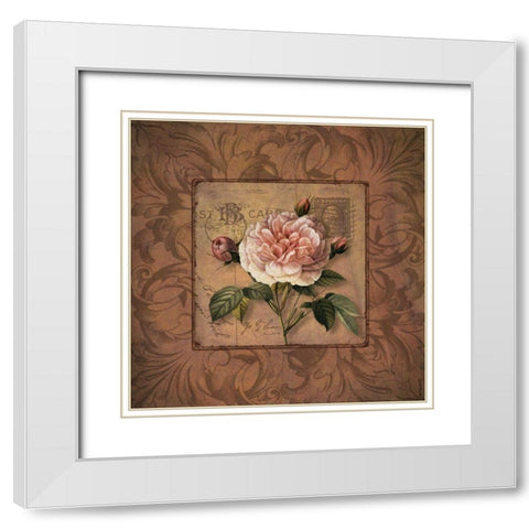 P.S. I Love You Too! White Modern Wood Framed Art Print with Double Matting by Donovan, Kelly