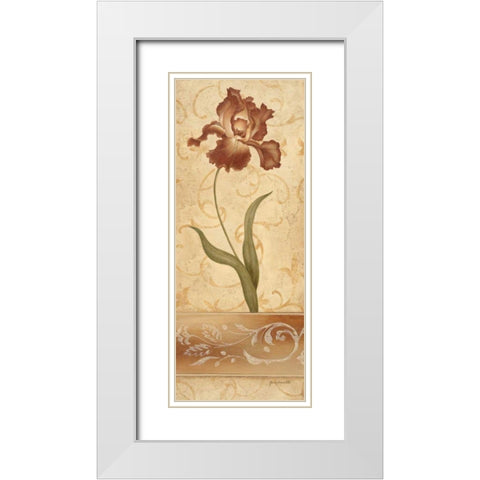 Romantique I White Modern Wood Framed Art Print with Double Matting by Carroll, Jane