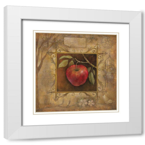 Mela Bella White Modern Wood Framed Art Print with Double Matting by Vollherbst-Lane, Elaine