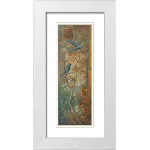 Enchanting Sound I White Modern Wood Framed Art Print with Double Matting by Vollherbst-Lane, Elaine