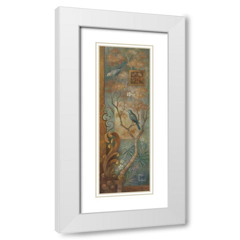 Enchanting Sound II White Modern Wood Framed Art Print with Double Matting by Vollherbst-Lane, Elaine