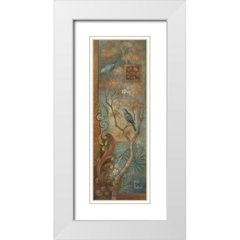 Enchanting Sound II White Modern Wood Framed Art Print with Double Matting by Vollherbst-Lane, Elaine