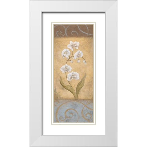 Nouvel Amour I White Modern Wood Framed Art Print with Double Matting by Carroll, Jane