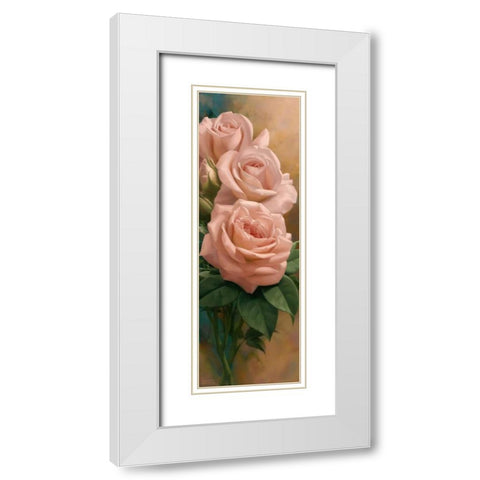 Natures Gift I White Modern Wood Framed Art Print with Double Matting by Levashov, Igor