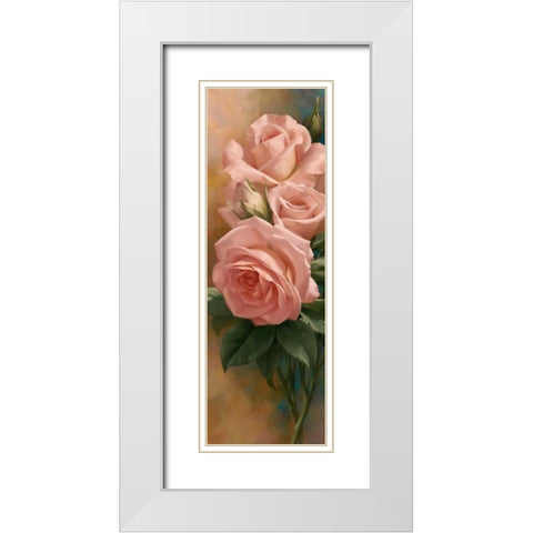Natures Gift II White Modern Wood Framed Art Print with Double Matting by Levashov, Igor
