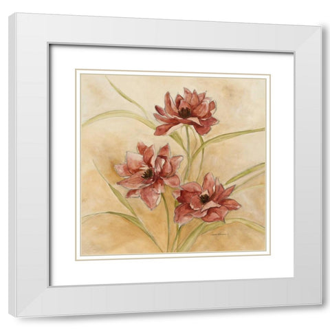 Sweet Scent II White Modern Wood Framed Art Print with Double Matting by Robinson, Carol