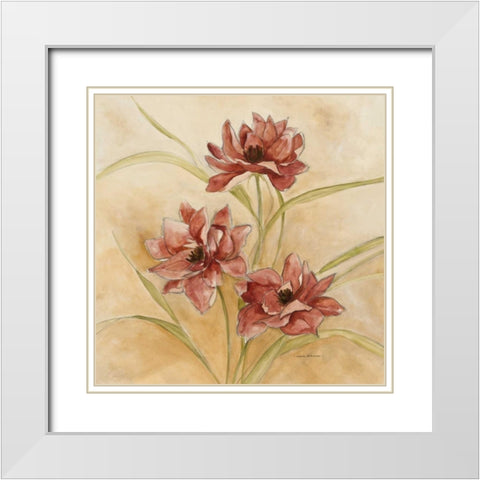 Sweet Scent II White Modern Wood Framed Art Print with Double Matting by Robinson, Carol