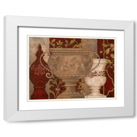 San Pietro - Detail I White Modern Wood Framed Art Print with Double Matting by Carroll, Jane